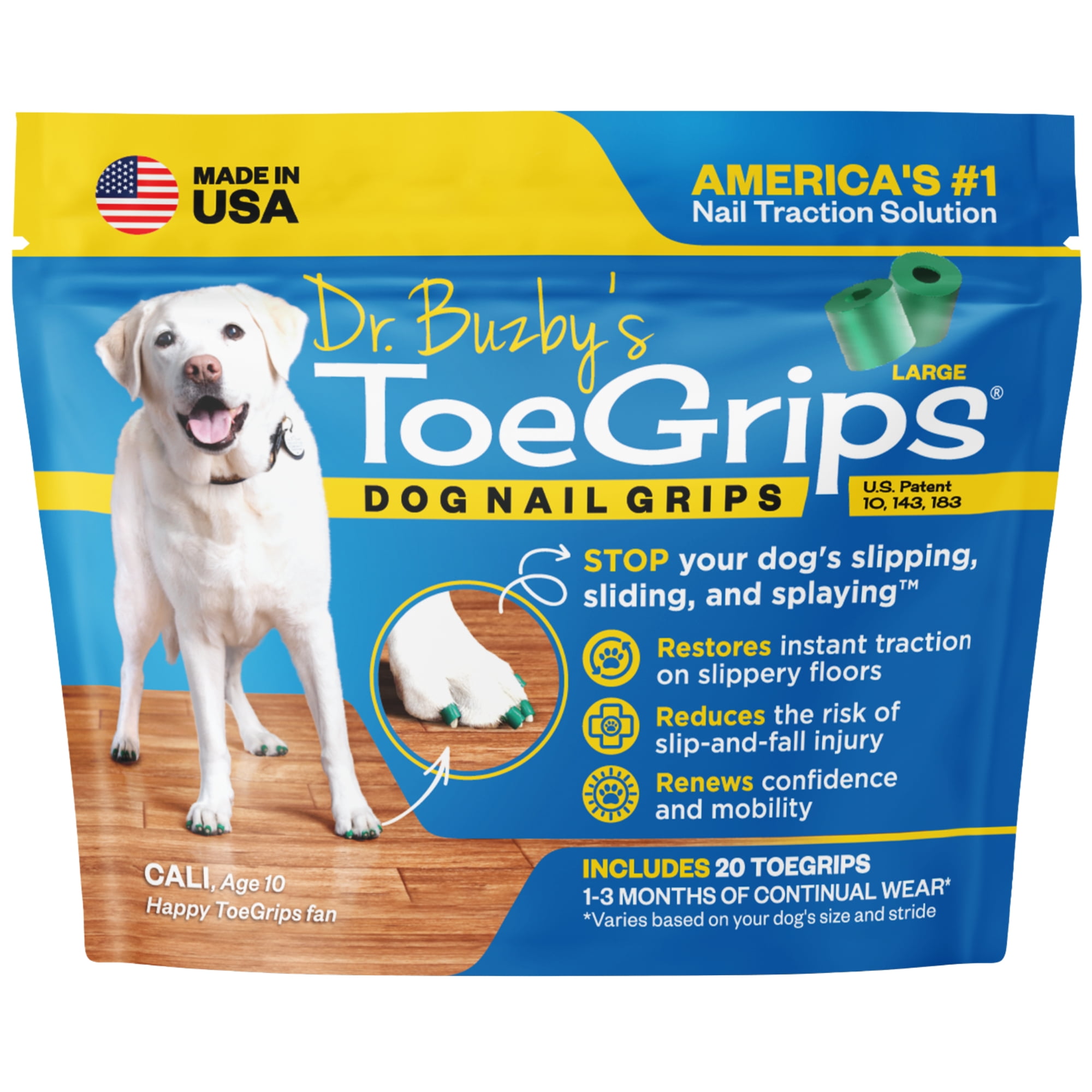 Dr Buzby s Large ToeGrips Dogs Instant Traction Wood Hardwood Floors Dog Anti Slip Relief Grippers Senior Stop Sliding Instantly Rubber Nails 1 pack d4f442ae 654c 4f52 9547 a0d6e600b416.3f8e30dd6816d60a32487fecbe6e779a - leepetstore.com